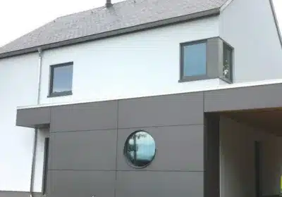Maison ossature bois basse énergie (Luxembourg) par Maisons Patze
