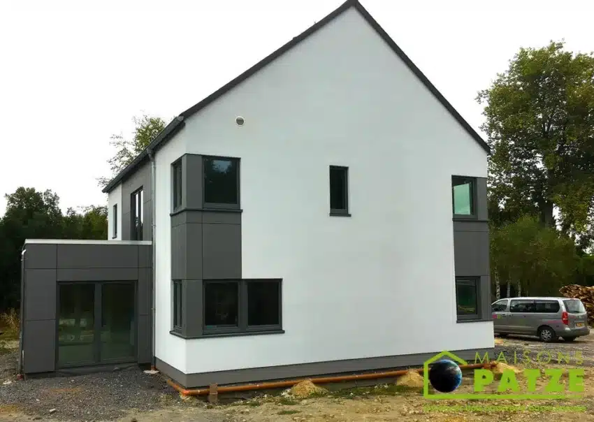 Ossature bois Jamoigne Luxembourg construction terminee